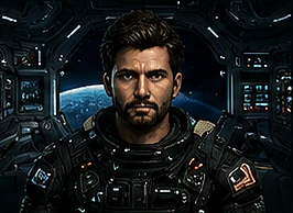 Humans pilot portrait
